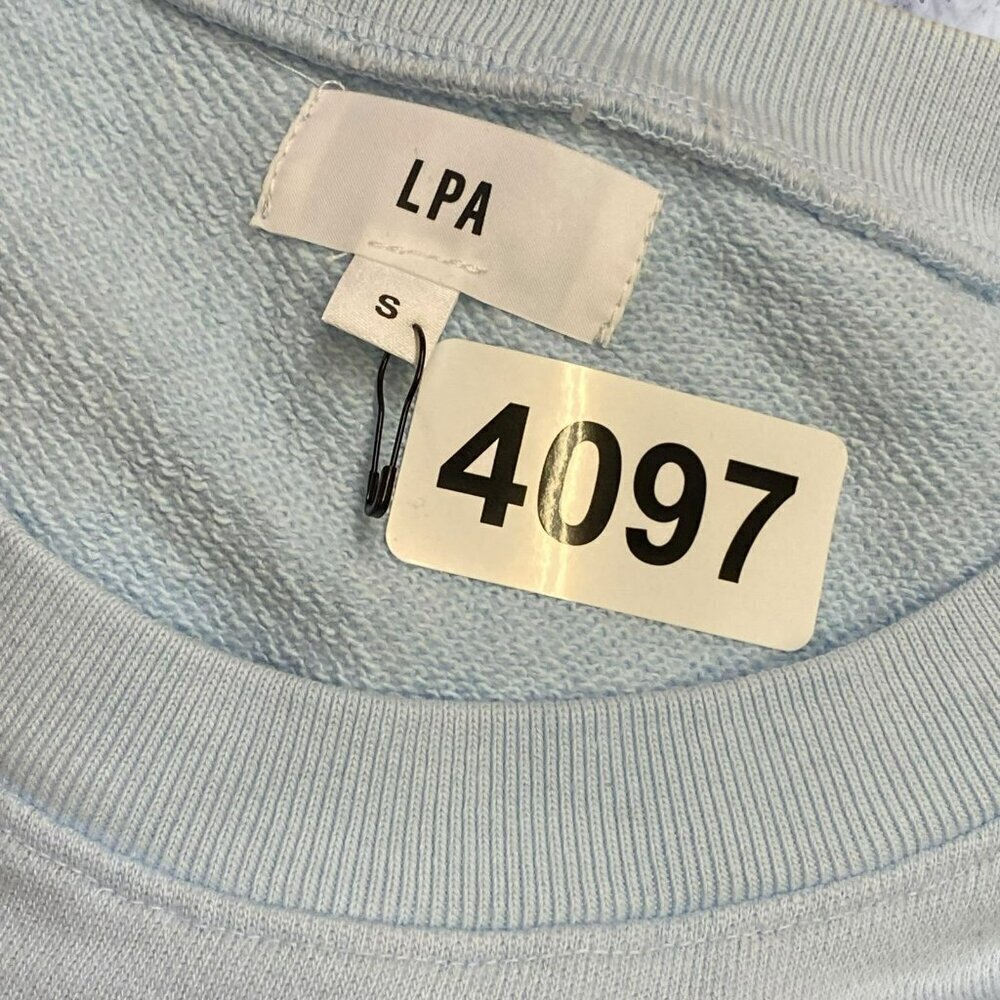 LPA Everything Is The Best Sweatshirt - Cloud Blue - Picture 10 of 12